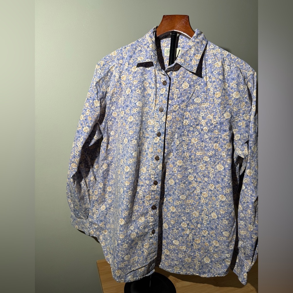 St John’s Bay Floral Blue Shirt